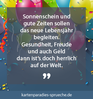 Gesundheit geburtstag gute ich wünsche dir vorallem alles zum Alles Gute